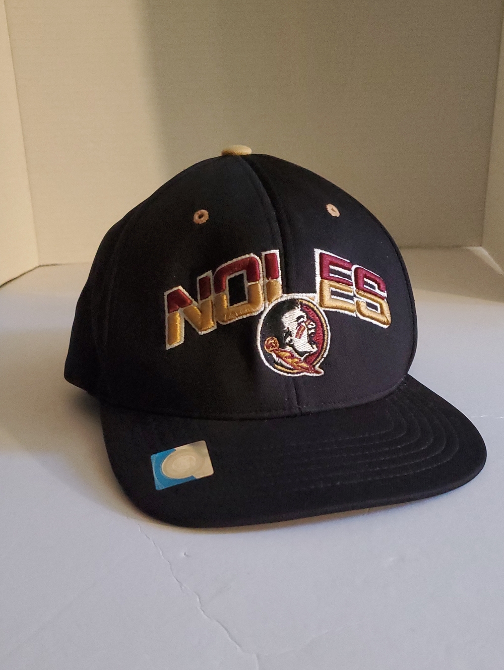 Florida State Seminoles Black 'NOLES' Russell Embroidered Snapback Baseball Cap